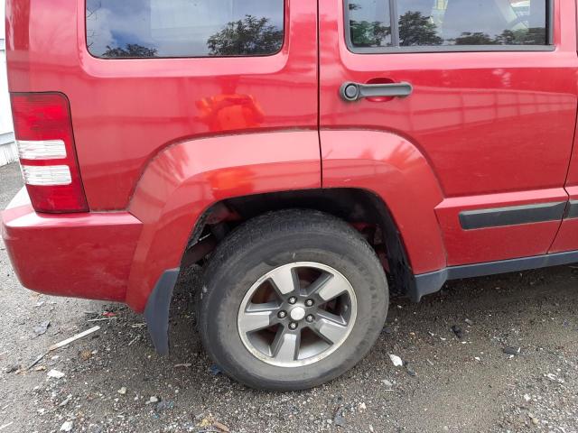 Photo 9 from auction – 2008 JEEP LIBERTY SP with VIN 1J8GN28K58W155789