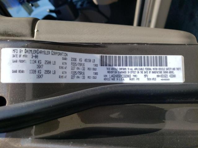 Photo 10 from auction – 2000 JEEP GRAND CHER with VIN 1J4G248S6YC332003