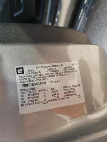 Photo 10 from auction – 2007 CHEVROLET SUBURBAN C with VIN 1GNFC16097J347644