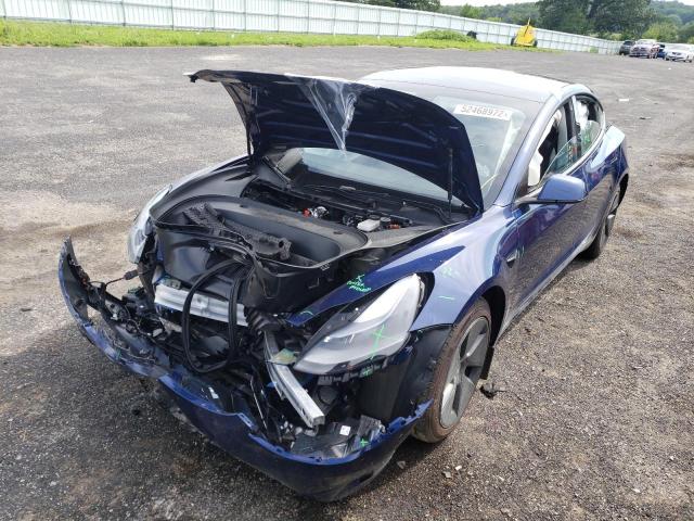 Photo 2 from auction – 2022 TESLA MODEL 3 with VIN 5YJ3E1EB2NF168455