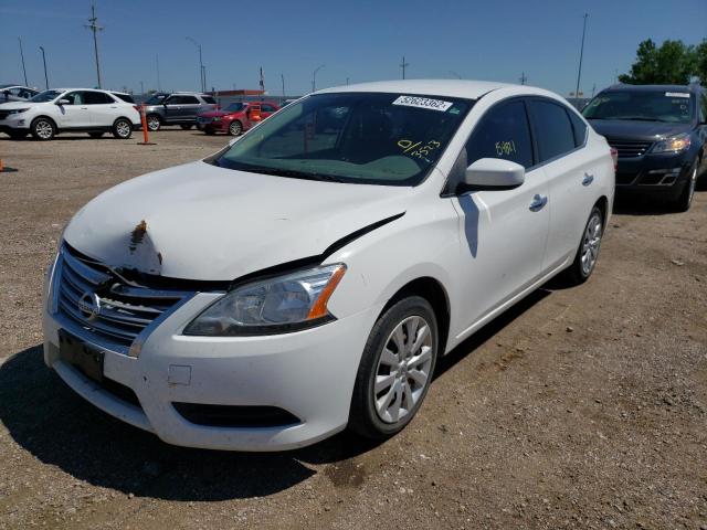 Photo 2 from auction – 2015 NISSAN SENTRA S with VIN 3N1AB7AP5FL653523
