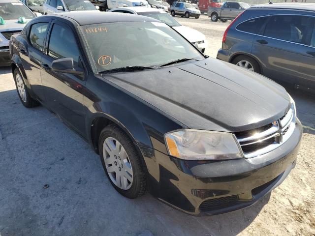 DODGE AVENGER SE 2012 with VIN 1C3CDZAB3CN111644 - Photo from auction