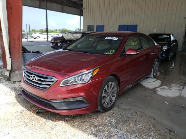 Photo 2 from auction – 2016 HYUNDAI SONATA SPO with VIN 5NPE34AF9GH339375