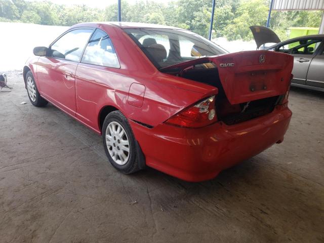Photo 3 from auction – 2004 HONDA CIVIC LX with VIN 1HGEM22574L057106