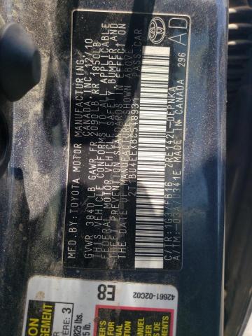 Photo 10 from auction – 2011 TOYOTA COROLLA BA with VIN 2T1BU4EEXBC548931