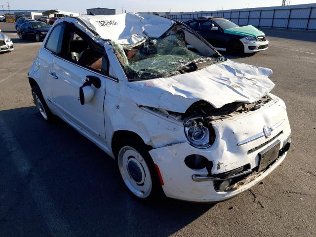 FIAT 500 LOUNGE 2014 with VIN 3C3CFFCR6ET300892 - Photo from auction