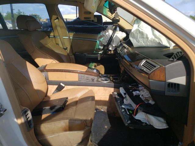 Photo 5 from auction – 2005 BMW 745 LI with VIN WBAGN63585DS57074