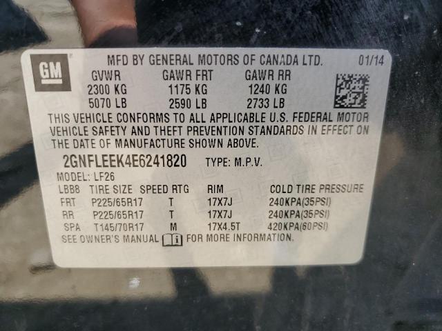 Photo 10 from auction – 2014 CHEVROLET EQUINOX LS with VIN 2GNFLEEK4E6241820