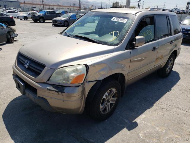 Photo 2 from auction – 2004 HONDA PILOT EXL with VIN 2HKYF18504H563257