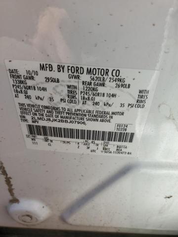 Photo 10 from auction – 2011 LINCOLN MKX with VIN 2LMDJ8JK2BBJ07906