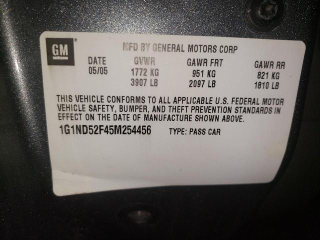 Photo 10 from auction – 2005 CHEVROLET CLASSIC with VIN 1G1ND52F45M254456