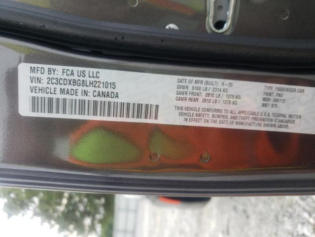 Photo 10 from auction – 2020 DODGE CHARGER SE with VIN 2C3CDXBG8LH221015