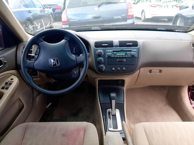 Photo 9 from auction – 2004 HONDA CIVIC EX with VIN 2HGES26744H537585