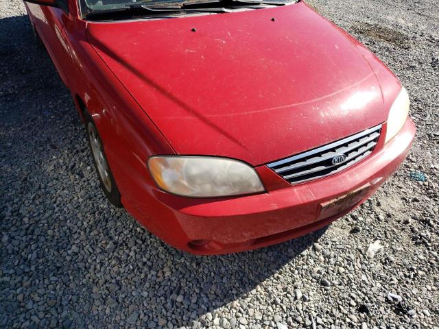 Photo 9 from auction – 2003 KIA SPECTRA BA with VIN KNAFB121635262691