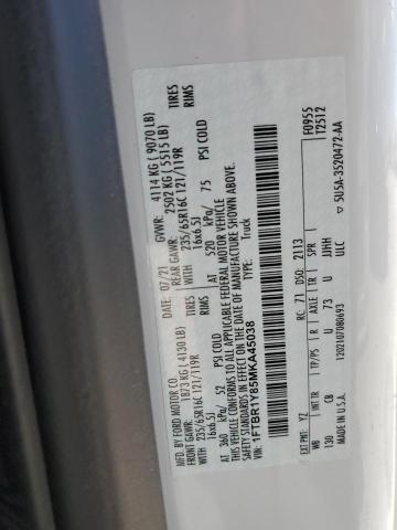 Photo 10 from auction – 2021 FORD TRANSIT T- with VIN 1FTBR1Y85MKA45038