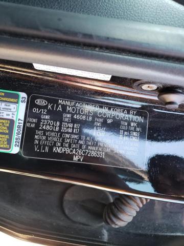 Photo 10 from auction – 2012 KIA SPORTAGE L with VIN KNDPBCA26C7286331