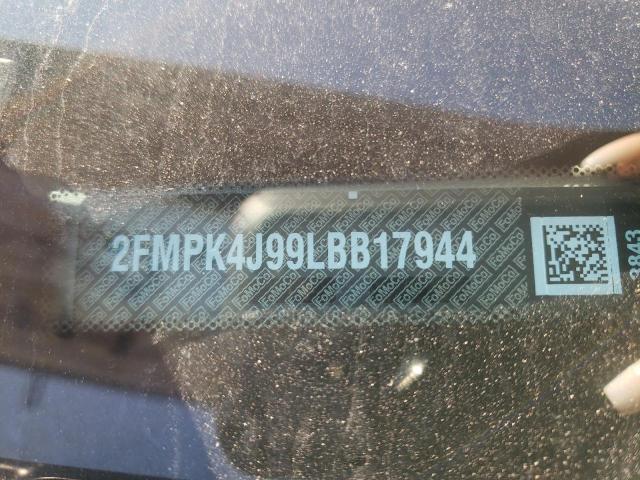 Photo 10 from auction – 2020 FORD EDGE SEL with VIN 2FMPK4J99LBB17944