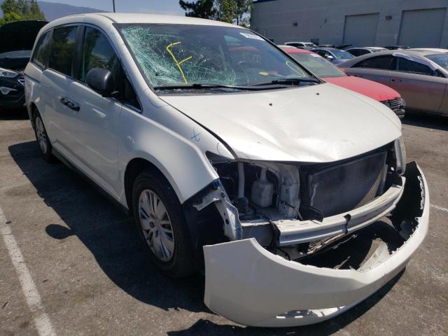 HONDA ODYSSEY LX 2014 with VIN 5FNRL5H22EB022057 - Photo from auction