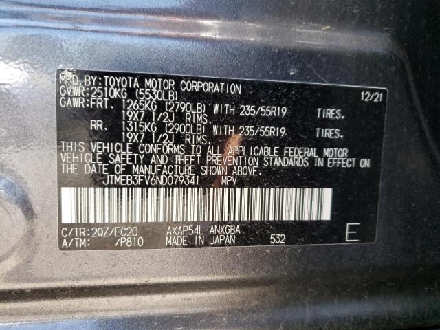 Photo 10 from auction – 2022 TOYOTA RAV4 PRIME with VIN JTMEB3FV6ND079341