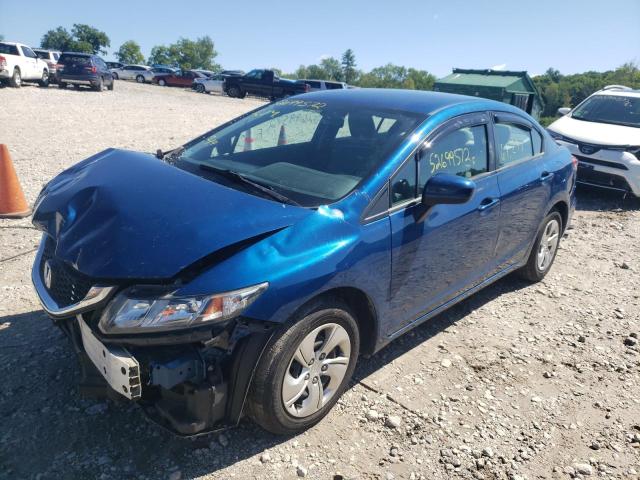 Photo 2 from auction – 2014 HONDA CIVIC LX with VIN 2HGFB2F59EH518776