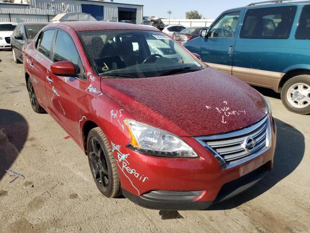 NISSAN SENTRA S 2015 with VIN 3N1AB7AP2FL638347 - Photo from auction