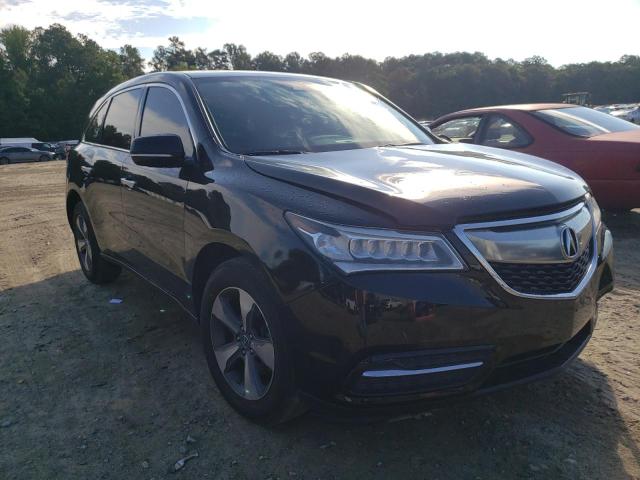 ACURA MDX 2016 with VIN 5FRYD4H22GB036352 - Photo from auction