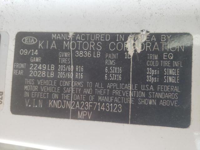 Photo 10 from auction – 2015 KIA SOUL with VIN KNDJN2A23F7143123