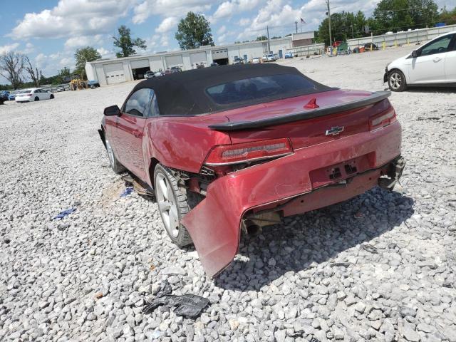 Photo 3 from auction – 2015 CHEVROLET CAMARO LT with VIN 2G1FD3D33F9239182