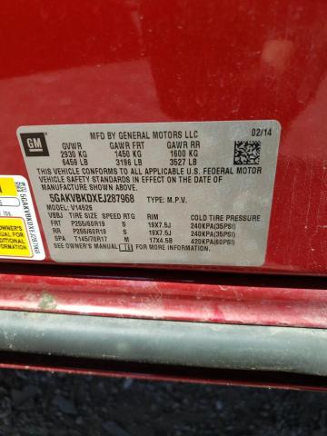 Photo 10 from auction – 2014 BUICK ENCLAVE with VIN 5GAKVBKDXEJ287968