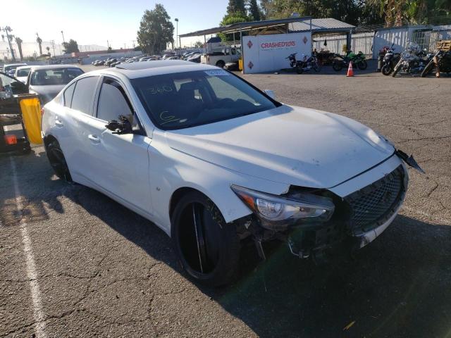 INFINITI Q50 BASE 2014 with VIN JN1BV7AP9EM687464 - Photo from auction