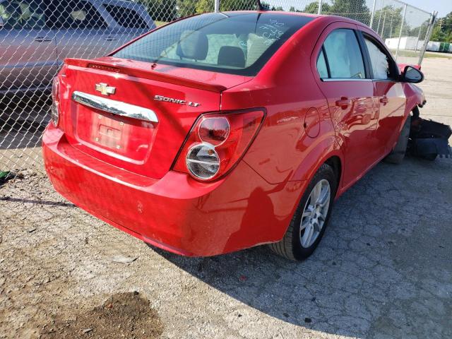 Photo 4 from auction – 2014 CHEVROLET SONIC LT with VIN 1G1JC5SH5E4237359