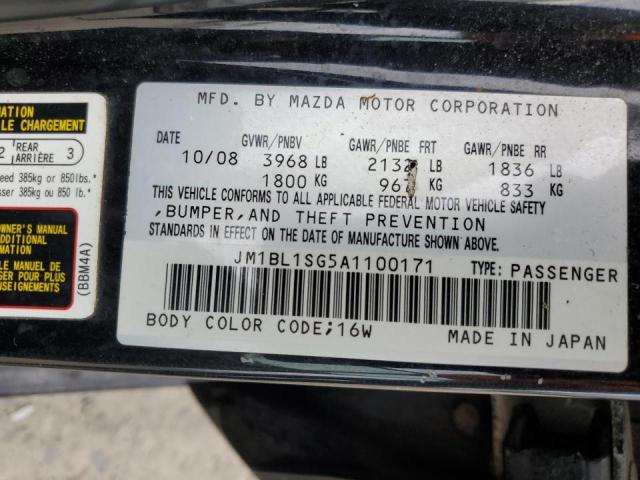 Photo 10 from auction – 2010 MAZDA 3 I with VIN JM1BL1SG5A1100171
