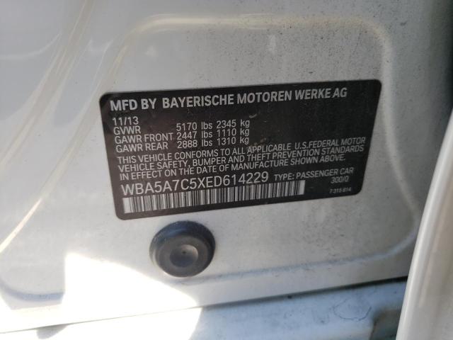 Photo 10 from auction – 2014 BMW 528 XI with VIN WBA5A7C5XED614229