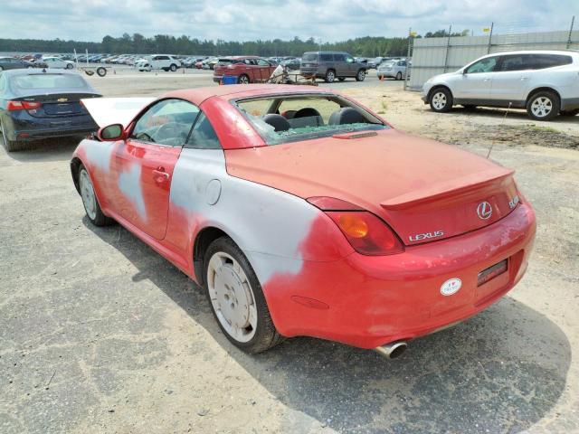 Photo 3 from auction – 2002 LEXUS SC 430 with VIN JTHFN48Y720010863