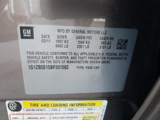 صورة رقم 10 من المزاد - 2011 CHEVROLET MALIBU مع VIN 1G1ZB5E15BF301582