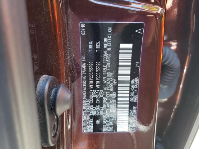 Photo 10 from auction – 2016 LEXUS RX 350 with VIN 2T2ZZMCAXGC017067