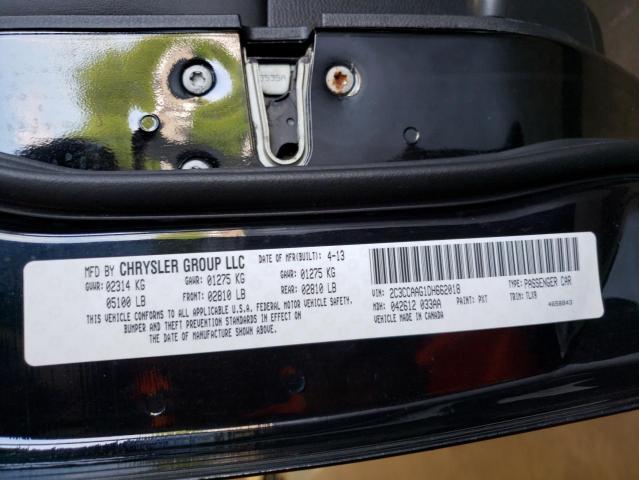 Photo 10 from auction – 2013 CHRYSLER 300 with VIN 2C3CCAAG1DH662018