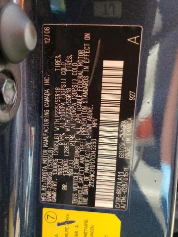 Photo 10 from auction – 2007 LEXUS RX 350 with VIN 2T2HK31U17C043290