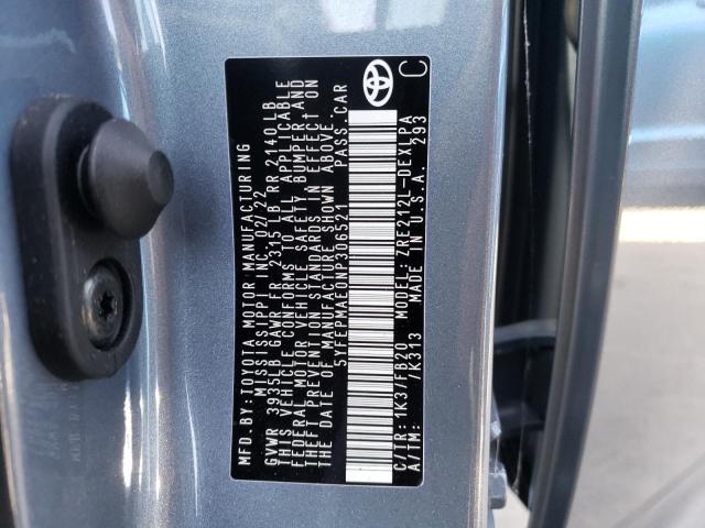 Photo 10 from auction – 2022 TOYOTA COROLLA LE with VIN 5YFEPMAE0NP306521
