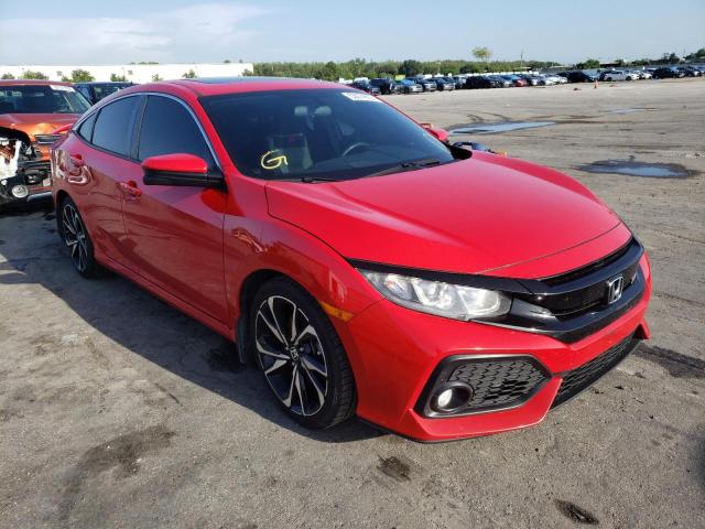 HONDA CIVIC SI 2018 with VIN 2HGFC1E58JH706160 - Photo from auction