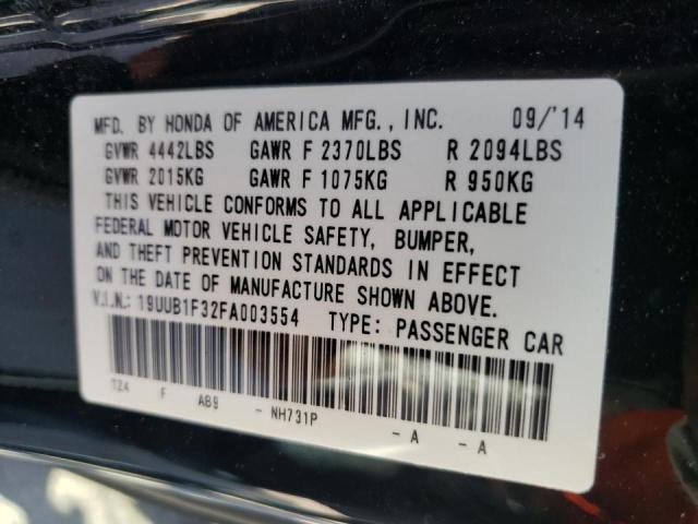 Photo 10 from auction – 2015 ACURA TLX with VIN 19UUB1F32FA003554