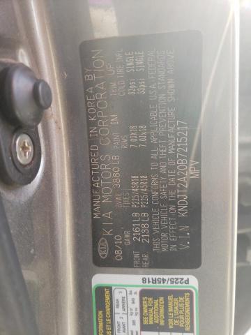 Photo 10 from auction – 2011 KIA UK with VIN KNDJT2A20B7215217