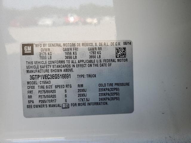 Photo 10 from auction – 2014 GMC SIERRA C15 with VIN 3GTP1VEC3EG516691