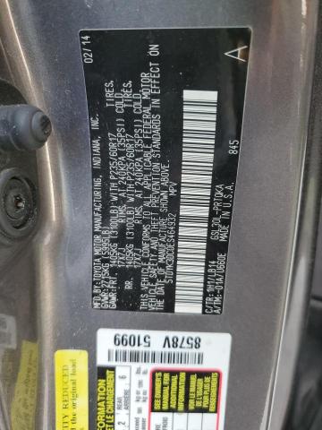 Photo 10 from auction – 2014 TOYOTA SIENNA XLE with VIN 5TDYK3DC0ES464932