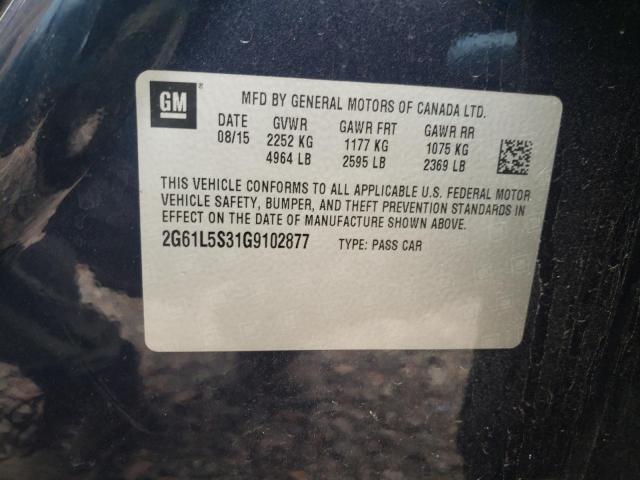 Photo 10 from auction – 2016 CADILLAC XTS with VIN 2G61L5S31G9102877