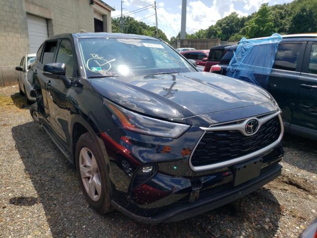 TOYOTA HIGHLANDER 2021 with VIN 5TDBZRBHXMS115410 - Photo from auction