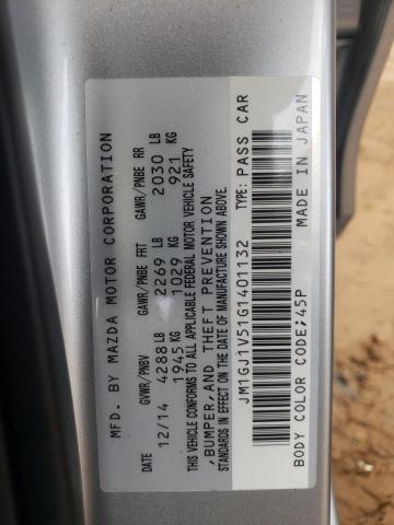 Photo 10 from auction – 2016 MAZDA 6 TOURING with VIN JM1GJ1V51G1401132