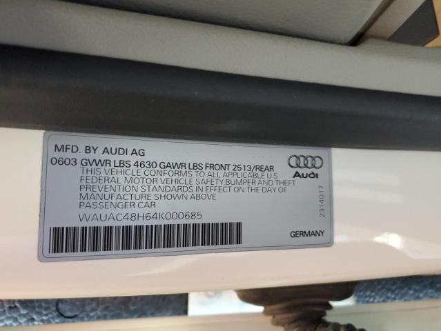 Photo 10 from auction – 2004 AUDI A4 1.8 CAB with VIN WAUAC48H64K000685