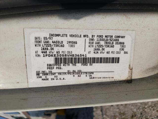 Photo 10 from auction – 1998 FORD MOTORHOME with VIN 1FDKE30S8VHB36541