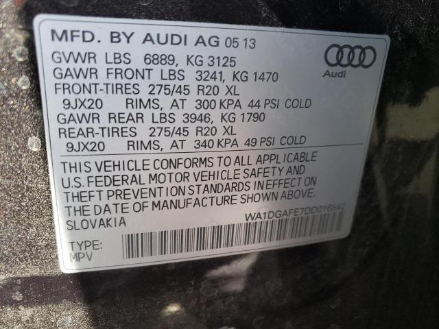 Photo 10 from auction – 2013 AUDI Q7 PRESTIG with VIN WA1DGAFE7DD016842